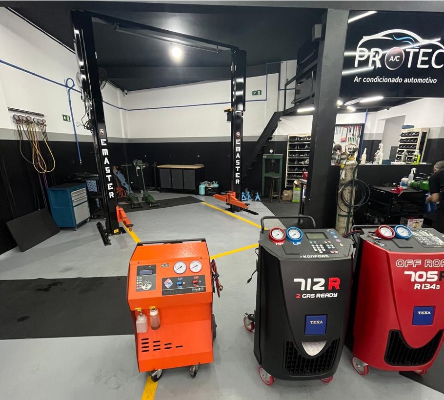 Equipamentos da Protec Ar Condicionado Automotivo